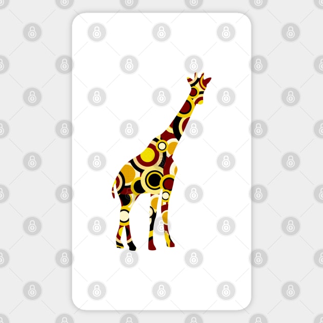 Giraffe Sticker by Anastasiya Malakhova